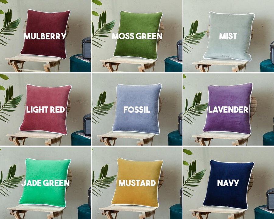 Personalized Velvet Cushion Cover – Custom Name Pillowcase in Sage Green – Wedding Gift, Couple Pillow, Soft Velvet Throw Pillow Cover