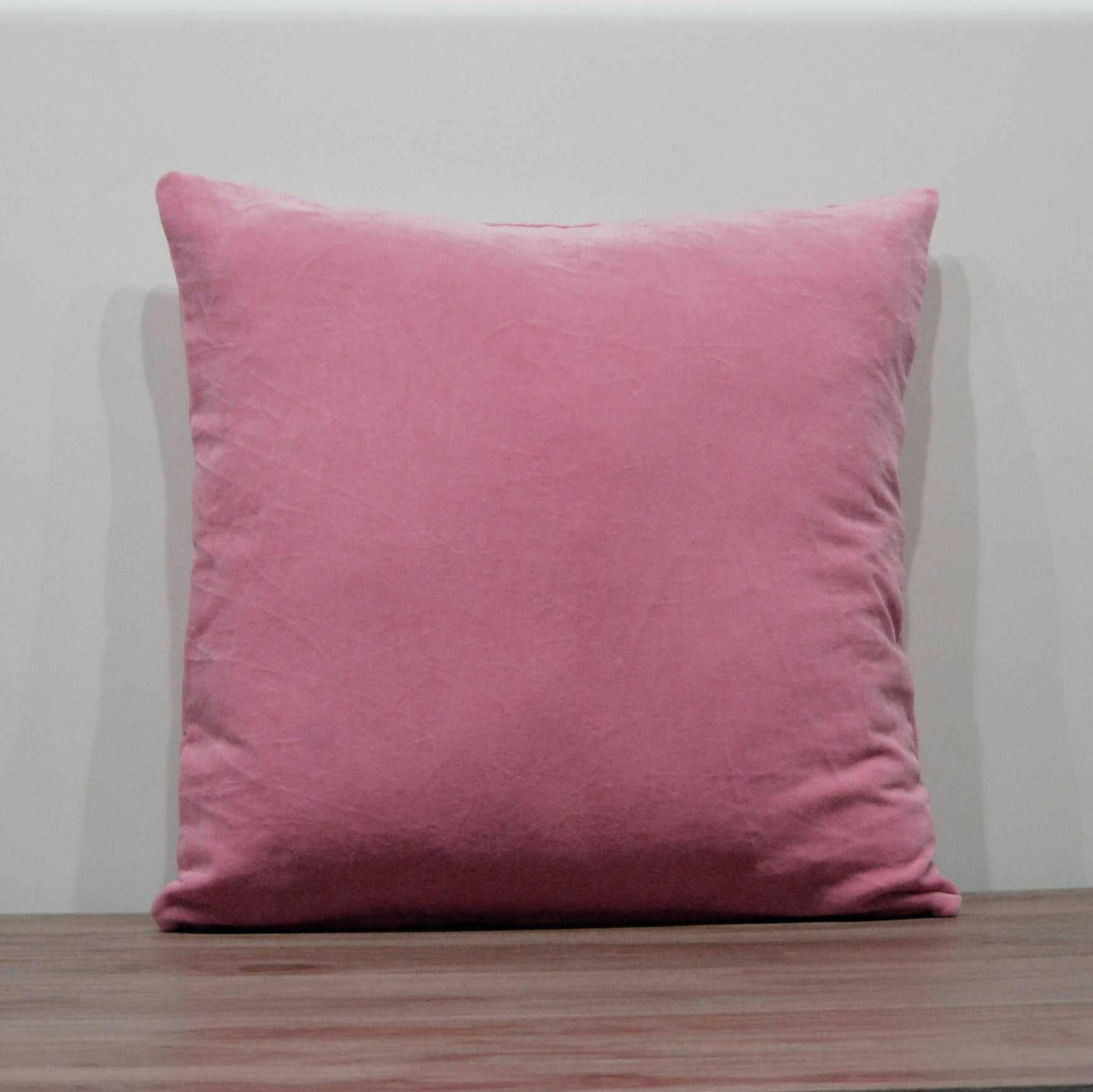 Rose Cotton Velvet Cushion Cover
