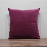 Thumbnail for Rose Wood Cotton Velvet Cushion Cover