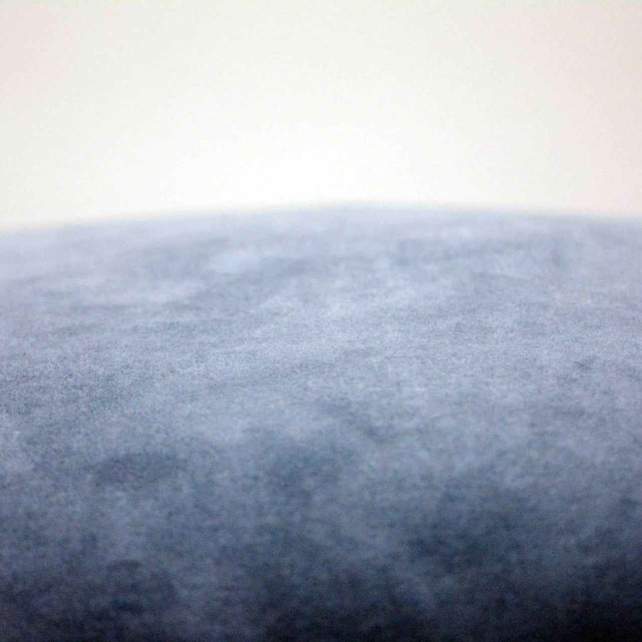 Smoke Blue Cotton Velvet Cushion Cover