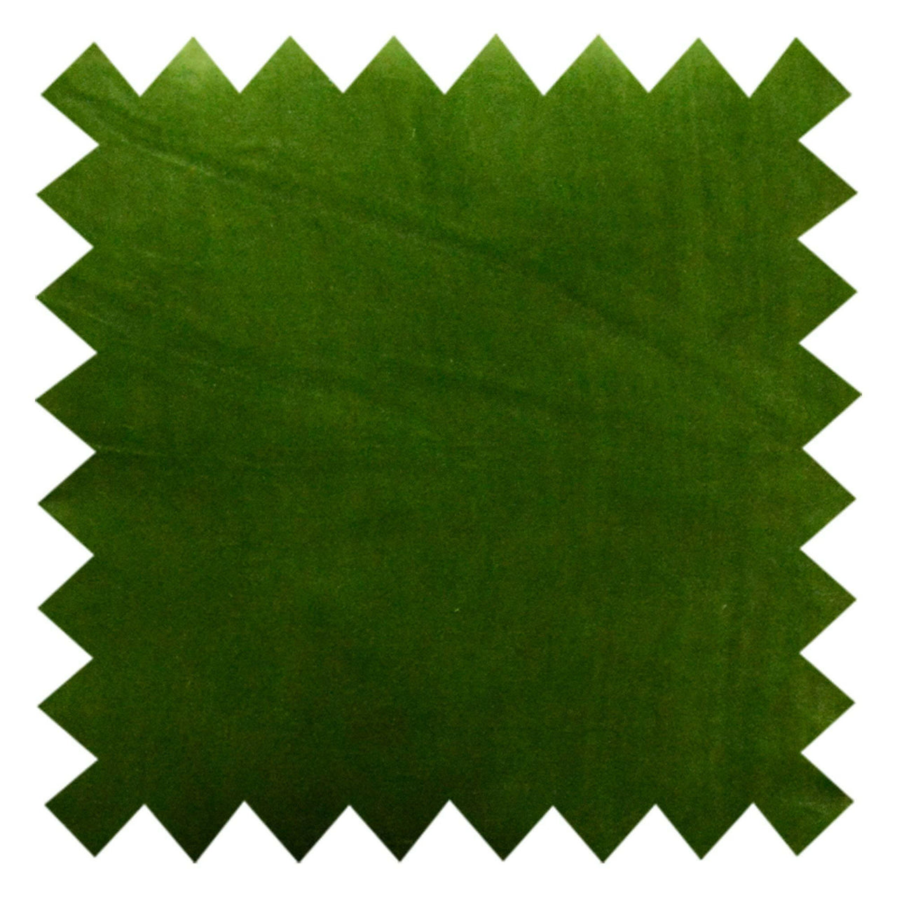 Luxury Moss green cotton Velvet Fabric by the meter