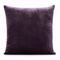 Thumbnail for Wine Cotton Velvet Cushion Cover