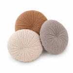Thumbnail for Boucle Round Cushion | Handmade Teddy Accent Pillow for Sofa, Bed & Chair