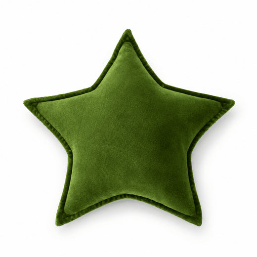 Handmade Cotton Velvet Star Pillow Christmas Decorative