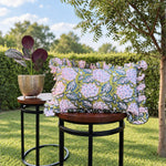 Thumbnail for Ruffled Lumbar Pillow Cover | 100% Washed Cotton Hand Block Print Decorative Cushion Cover