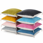 Thumbnail for Velvet & Linen Cushion Cover