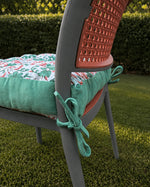 Thumbnail for Square Chair Cushion with Ties & 9 Tufted Stitches – Custom Velvet Seat Cushion Pad for Dining Chairs, Cozy Home Decor Gift