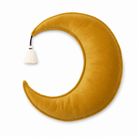 Thumbnail for Velvet moon Shaped Cushion