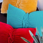Thumbnail for Velvet Bow Shaped Cushion