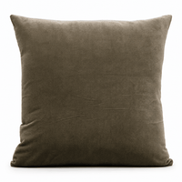 Thumbnail for Burnt Peanut Cotton Velvet Cushion Cover