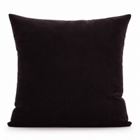 Thumbnail for Chocolate Cotton Velvet Cushion Cover