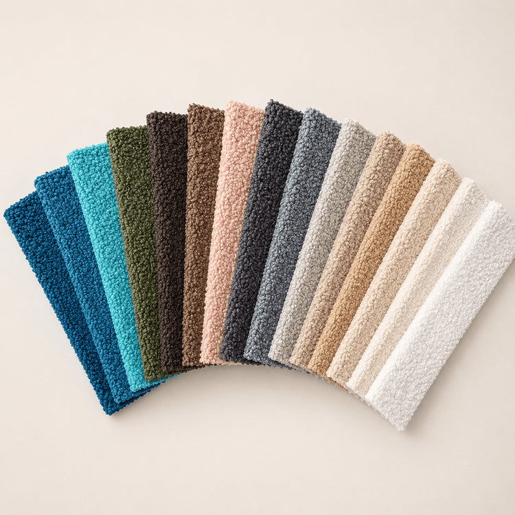 Bouclé Upholstery Fabric by the Yard – Heavy Textured Fabric for Sofa, Chair, Headboard & Home Décor