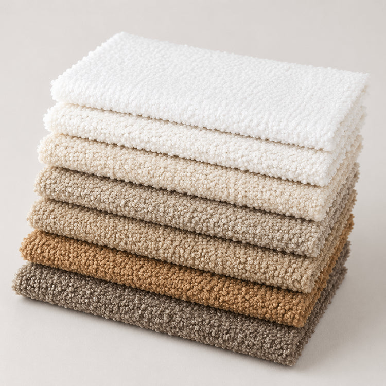 Bouclé Upholstery Fabric by the Yard – Heavy Textured Fabric for Sofa, Chair, Headboard & Home Décor