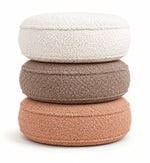 Thumbnail for Round Boucle Seat Cushion – Thick Stool Cushion for Dining Chairs, Floor Seating & Meditation | Ready Filled