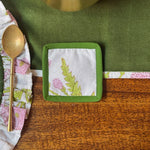 Thumbnail for Cotton Drink Mats Set of 8 – Hand Block Printed Mug Rugs , Boho Bar Coasters, Party, Housewarming Gift