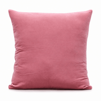 Thumbnail for Dark Rose Cotton Velvet Cushion Cover