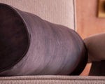 Thumbnail for Luxury Cotton Velvet Bolster Cover same piping trim