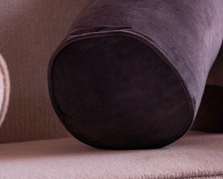 Luxury Cotton Velvet Bolster Cover same piping trim
