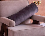 Thumbnail for Luxury Cotton Velvet Bolster Cover same piping trim