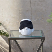 Thumbnail for Handmade Cotton Velvet Eye Mask, Travel Sleep Mask, Bridesmaid Gift