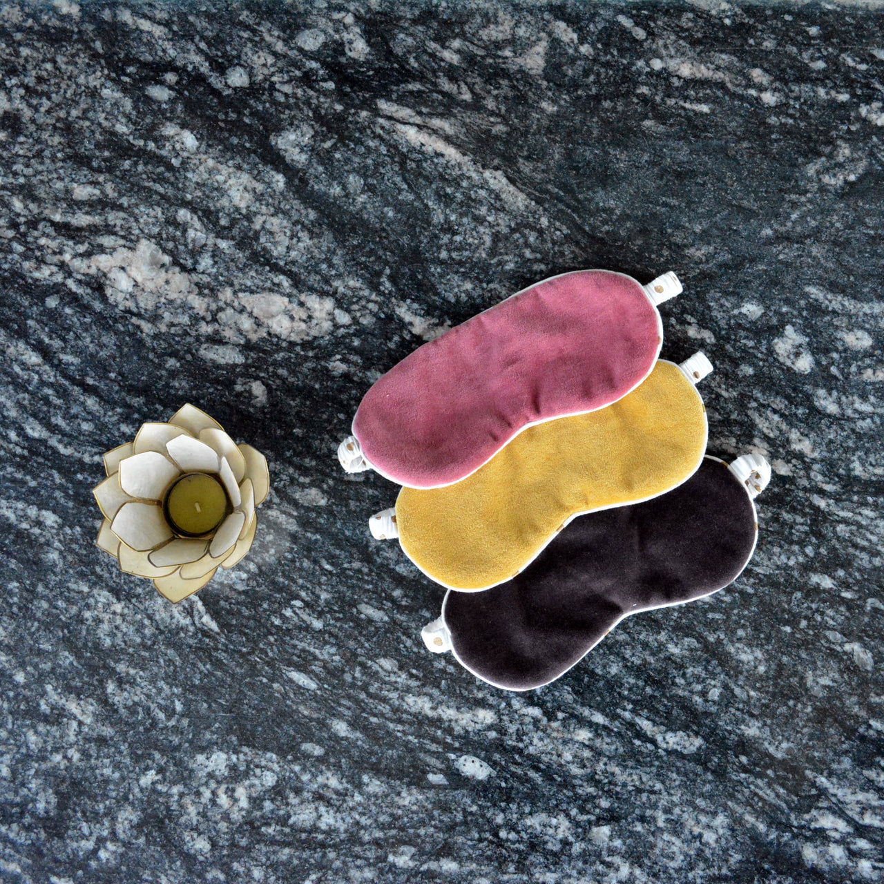 Handmade Cotton Velvet Eye Mask, Travel Sleep Mask, Bridesmaid Gift