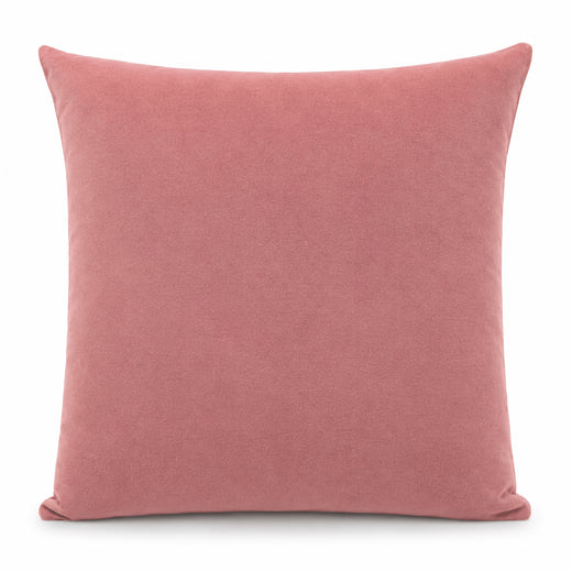 Dusty Pink Cotton Velvet Cushion Cover