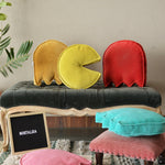 Thumbnail for Velvet Pac-Man cushion set on sofa, 2 of 7