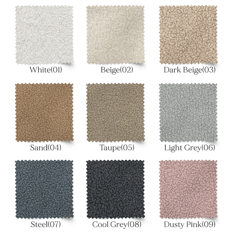 Bouclé Upholstery Fabric by the Yard – Heavy Textured Fabric for Sofa, Chair, Headboard & Home Décor