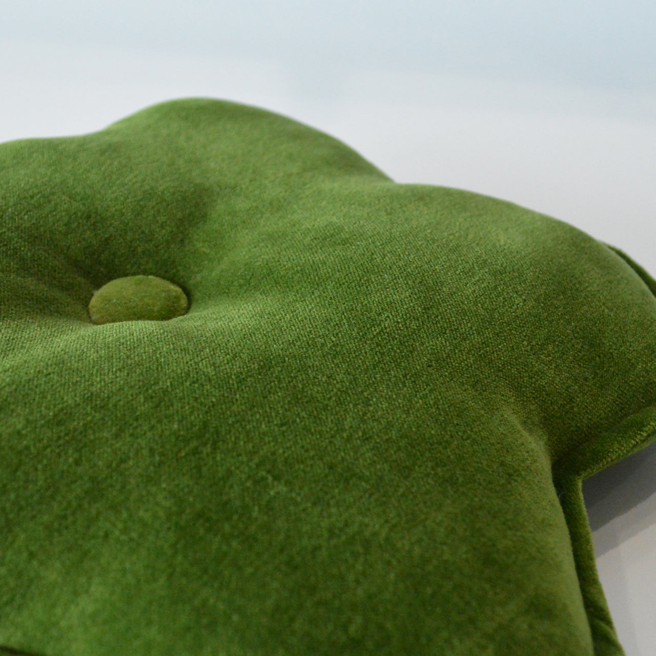 Green Flower Shaped Cushion