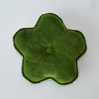 Thumbnail for Green Flower Shaped Cushion