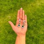 Thumbnail for Emerald Green Crystal Jewelry Set – CZ AD Bridal Necklace & Earrings Set | Wedding Jewelry