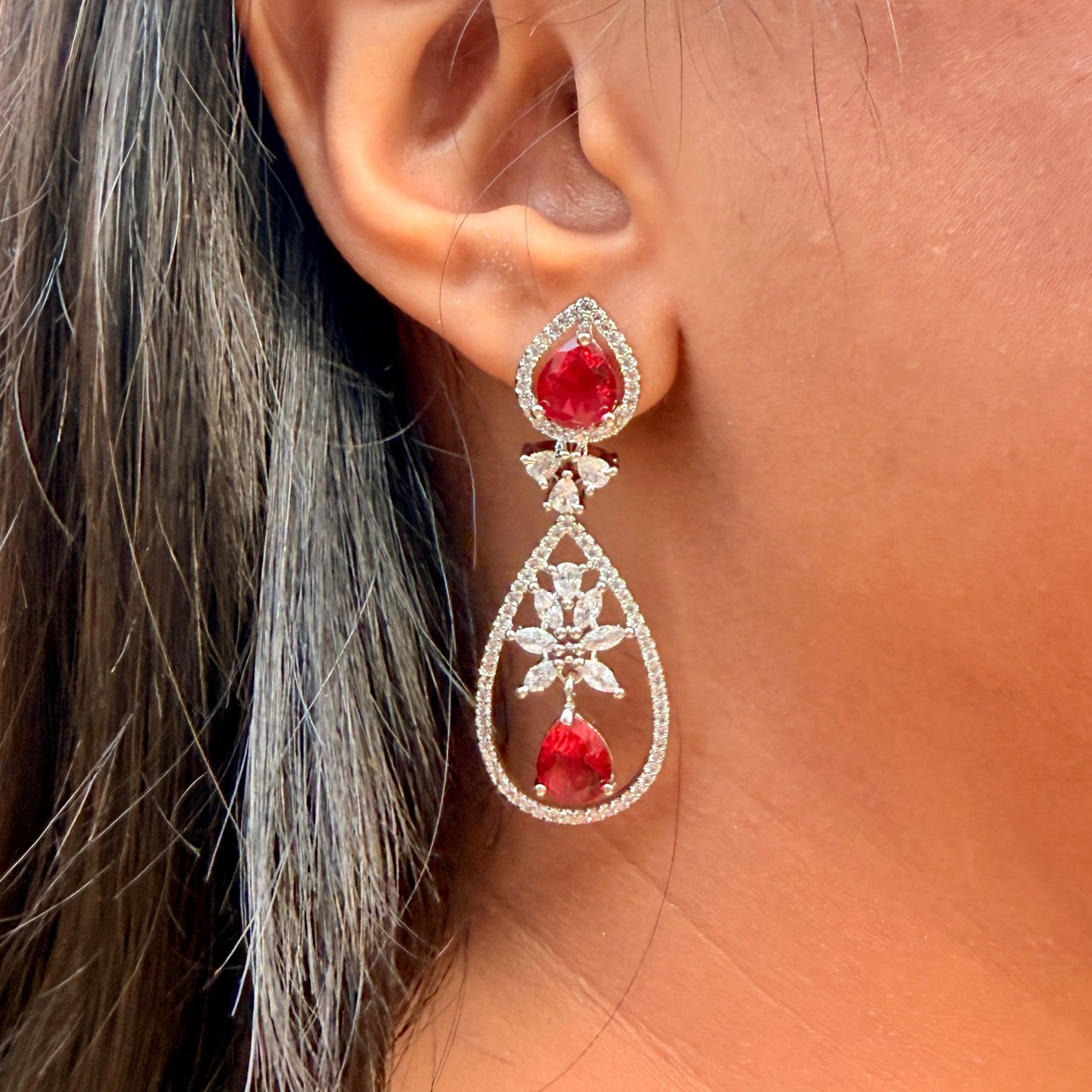 Sterling Silver CZ Huggie Hoop Earrings – Minimal Protection Jewelry Gift