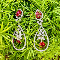 Thumbnail for Sterling Silver CZ Huggie Hoop Earrings – Minimal Protection Jewelry Gift