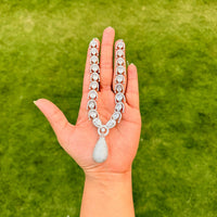 Thumbnail for Luxury Cubic Zirconia Wedding Jewelry Set – Silver Bridal Necklace & Earrings