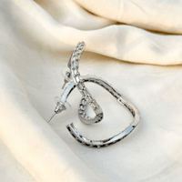 Thumbnail for Minimal Silver CZ Hoop Earrings – Lightweight Everyday & Party Wear Jewelry