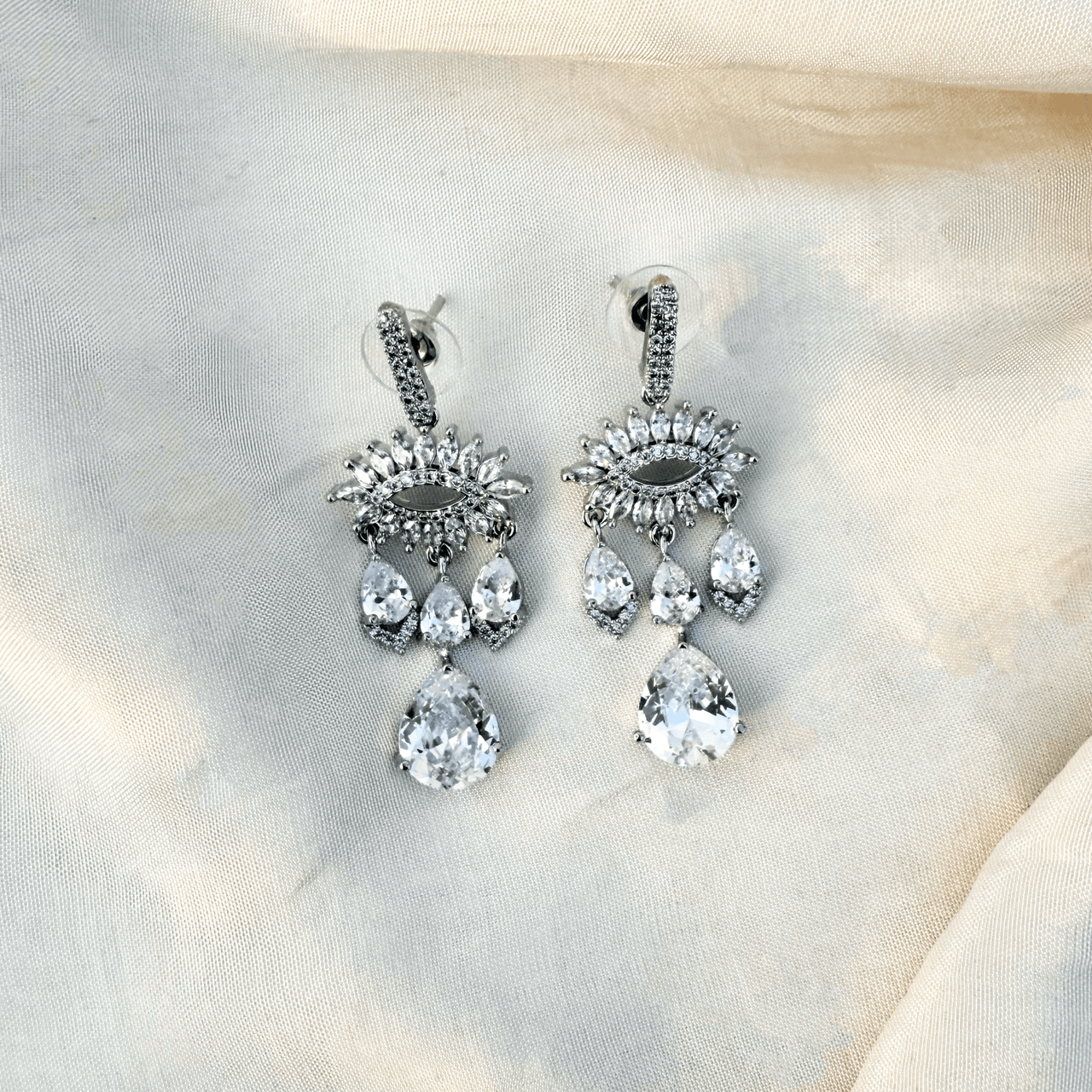 Evil Eye Stud Earrings – CZ Blue Nazar Tiny Sterling Silver Friendship Jewelry