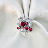 Thumbnail for AD Cocktail Ring for Women – Adjustable Western & Ethnic Style Bridal Party Finger Ring