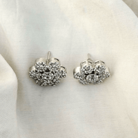 Thumbnail for Sparkling CZ Floral Stud Earrings – Bridal & Party Wear Jewelry for Women