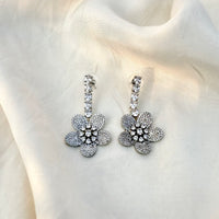 Thumbnail for Sparkling Floral Drop Earrings – Lightweight Statement Jewelry for Women, Perfect Gift