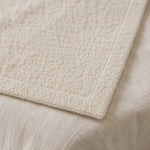 Thumbnail for Close-up of Ivory Bouclé texture and finished edge