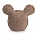 Thumbnail for Handmade Boucle Mouse Head Pillow | Soft Teddy Nursery Cushion | Minimal Kids Room Decor | Plush Playroom Pillow