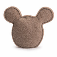 Thumbnail for Handmade Boucle Mouse Head Pillow | Soft Teddy Nursery Cushion | Minimal Kids Room Decor | Plush Playroom Pillow