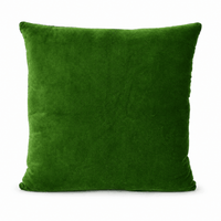 Thumbnail for Moss Green Cotton Velvet Cushion Cover