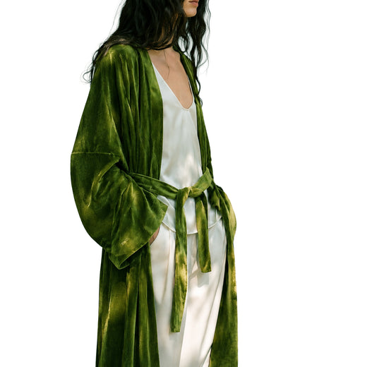 Luxury Cotton Velvet Kimono
