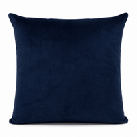 Thumbnail for Navy Cotton Velvet Cushion Cover