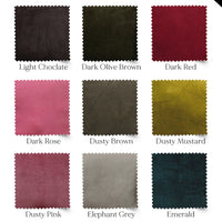 Thumbnail for Luxury Moss green cotton Velvet Fabric by the meter