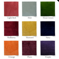 Thumbnail for Luxury Moss green cotton Velvet Fabric by the meter