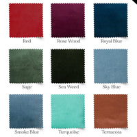 Thumbnail for Luxury Moss green cotton Velvet Fabric by the meter