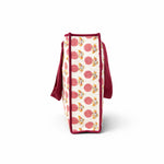 Thumbnail for Cotton printed Velvet Cotton Quilted Tote Bag: flower Print, Boho Indian Style