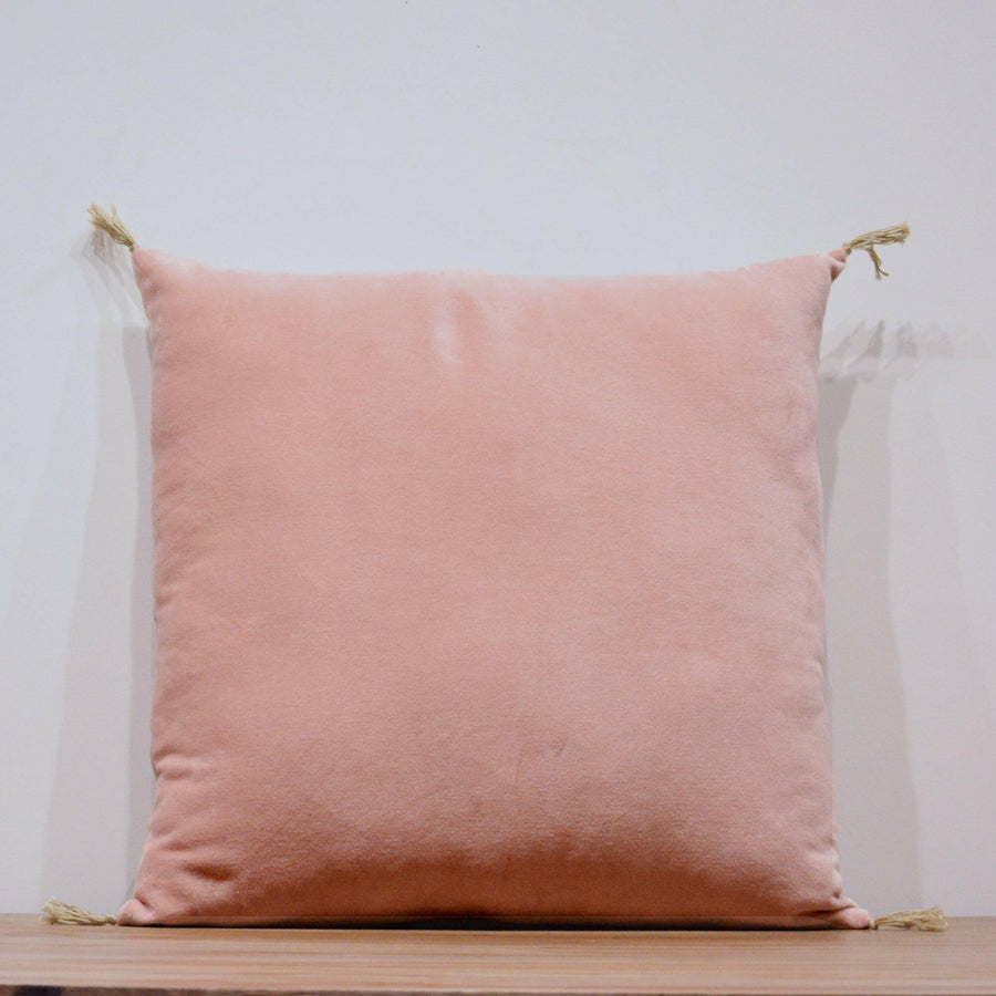 Velvet & Linen Cushion Cover.
